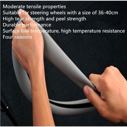 Hot Car Styling Silicone Anti-slip Steering Wheel Cover For Fiat Doblo Fiorino Linea Panda Punto Qubo Sedici Stilo Accessories