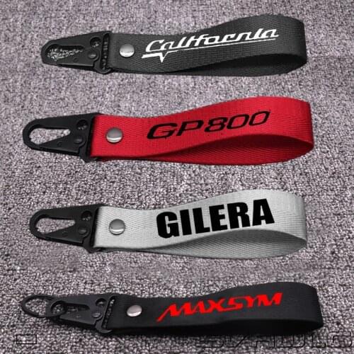 Motorcycle 3D Key Holder Chain Keychain for GILERA Runner MOTO-GUZZI CALIFORNIA Nuda 900/R SYM MAXSYM 400i 600i MAX 400 600 MAX