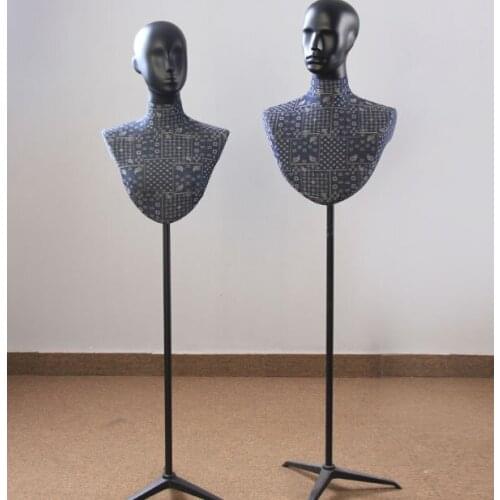 Mens and Womens Bag Cloth Model Props Necklace Shirt Fake Table Adjustable Bust Hanging Board Mannequin