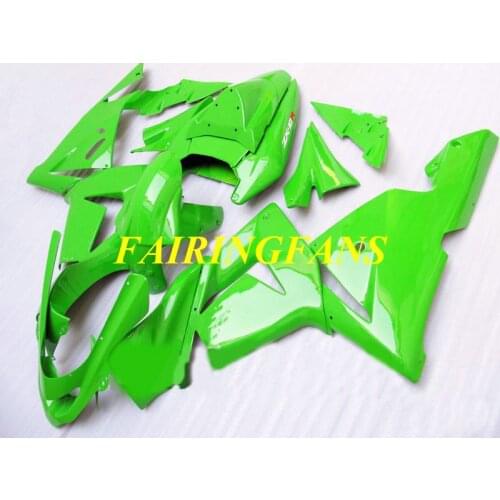 Injection mold Fairing Body kit for KAWASAKI Ninja ZX10R 04 05 ZX 10R 2004 2005 ABS Cool Green Fairings bodywork+gifts KE40