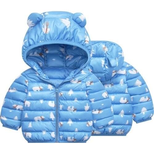 New Baby Infant Jacket Girls And Boys Hooded Winter Coats 9M-6 Old Newborn Autmumn Winter 9BA021