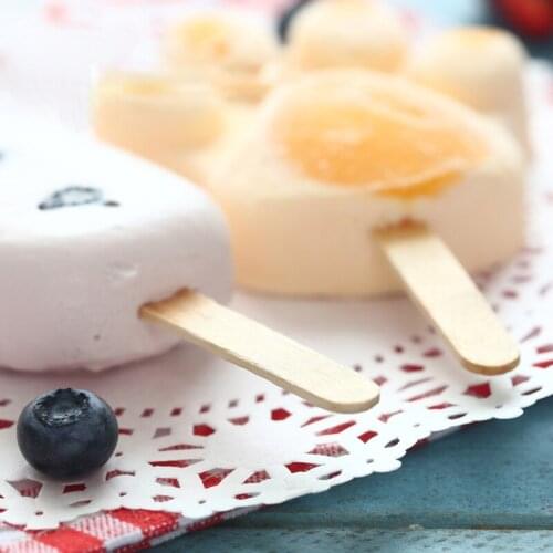 Disposable Crabstick Wooden Sticks Ice-cream Rod Sticks Food Grade Birch Ice-lolly Rod Mini Wood Takeout Tool Ice-ream Rod Tools