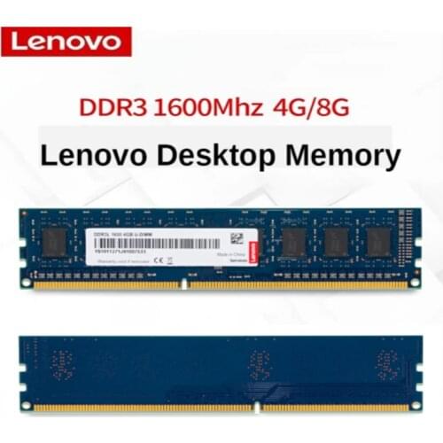 Lenovo Ram PC Memory Memoria DDR3 4GB 8GB 1600MHz 240Pin Computer Desktop Memory New Dimm Stand by AMD/Intel