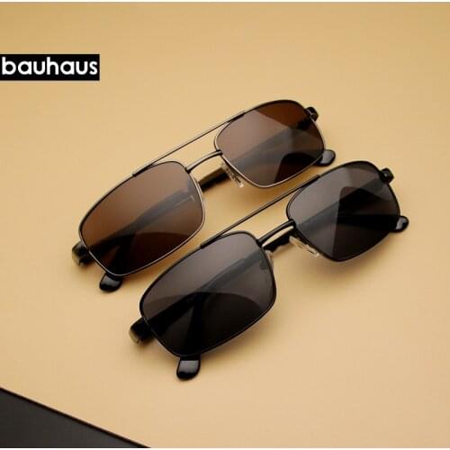 Small Retro Shades Rectangle Sunglasses Men Red Lens Yellow 2018 Metal Frame Clear Lens Sun Glasses For Women Unisex UV400