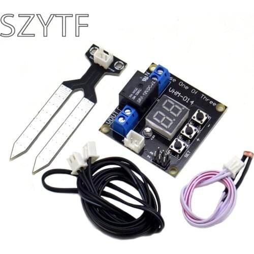 VHM-014 Soil Humidity Controller Module Digital Display Accurate Flower Pot Digital Display Automatic Watering Sprinkler