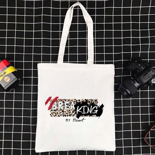 Large-capacity Shopping Bag Reusable Ladies Shopper Bag Eco Friendly Foldable Grocery Handbag High-quality Canvas Shoulder Bag