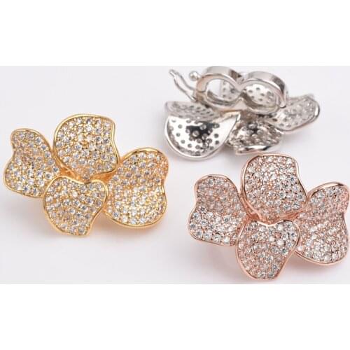 925 Silver Clasps Accessories For DIY Jewelry Bracelet Making Clasps & Hooks For Pearls Necklace Jewelry Findings Making Supplie