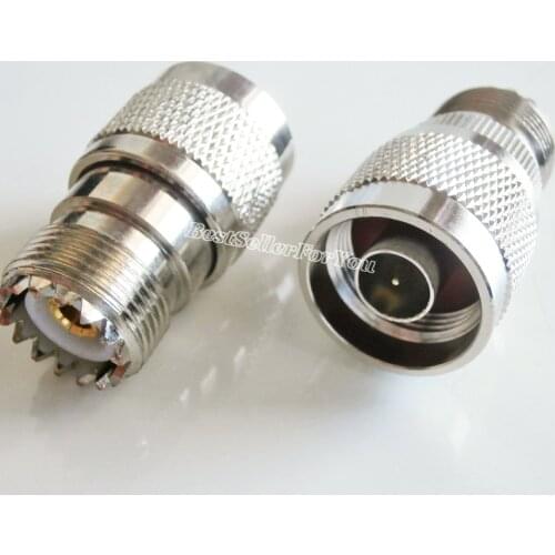 10Pcs N Male Plug To UHF Female SO239 SO-239 Jack RF Connector Adapter Radio Coax Cable