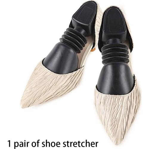 2PCS Shoe Stretcher Boots Expander Portable Durable Elastic Spring Plastic Adjustable Practical Shaper Universal Anti Wrinkle