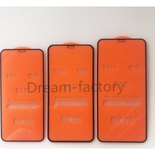 300PCS 21D Tempered Glass Screen Protector for iPhone 12 Mini 11 Pro Max 6 6s 7 8 Plus X Xs Max Xr