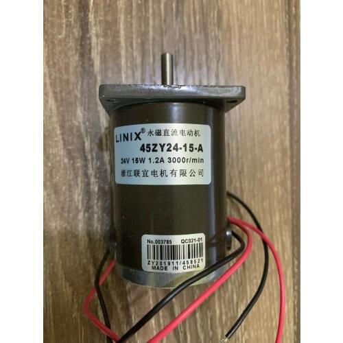 45ZY-24-15-A LINIX Shiyu Zhongyu game machine shooting machine special motor 45ZY-24-15 DC gear motor 24V