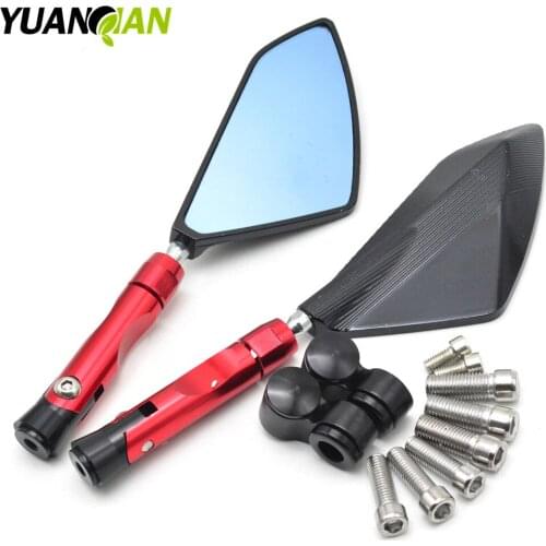 7/8" 22mm Aluminum CNC motorcycle Side mirror rearview accessories Fits For XJR1300 XJ6 V-max MT-01 MT-03 TDM900 FZ1 FZ6 YBR