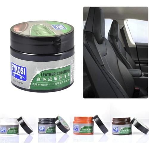 Car Leather Recoloring Balm Renew Repair Color To Faded Scratched Leather For Couches Car Seats With 8 Related Tools