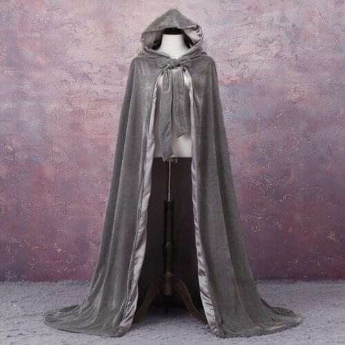 Velvet Wedding Jackets Vintage Cloak Capes Women Long Bridal Velvet wedding Cloak Shawl Coat Accessories