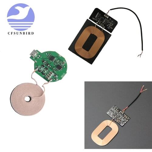 General QI Scheme DIY Vehicle Base of Mini Coil PCBA Board for Small Wireless Charger Transmitter Module Mini small wireless