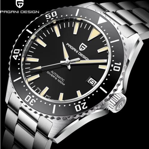 PAGANI DESIGN Classic Fashion Luxury Automatic Mens Watches Top Brand Sapphire Stainless Steel Waterproof Mechanical Watch Men