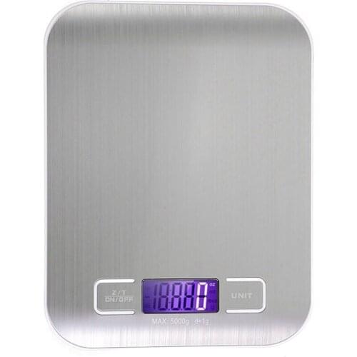 Digital Kitchen Scale Stainless Baking Cooking Weighting Scales LCD 10kg/1g Jewelry Household Precision Electronic Scales