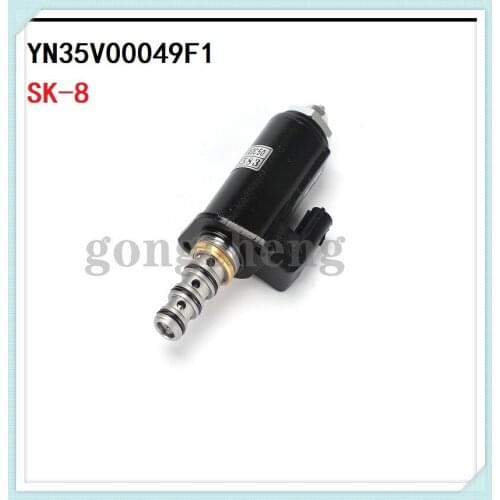 High quality Solenoid Valve KWE5K-31/40C50-213 SKY5P-17-A YN35V00049F1 for Kobelco Excavator SK-8