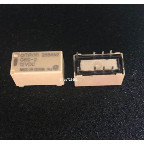 Freies Verschiffen 10 STÜCKE neue original Omron Relais G6S-2-5V G6S-2-12V G6S-2-5VDC G6S-2-12VDC 2A 8Pin