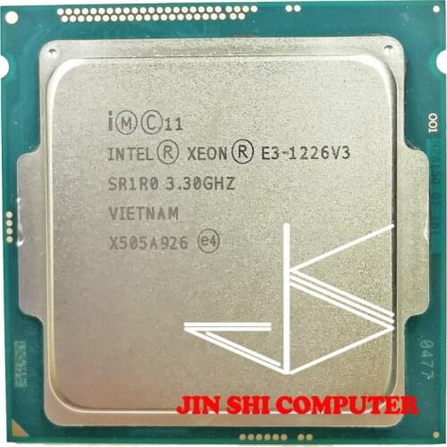 Intel Xeon E3-1226v3 E3-1226v3 3.3 1226 V3 E3 1226 V3 GHz Quad-Core Quad-Thread CPU Processor 84W LGA 1150