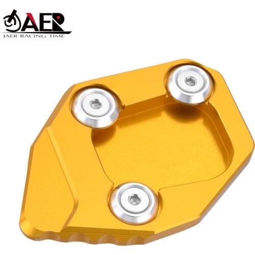 JAER For Honda CBR600RR CBR 600 RR F5 2007-2015 CNC Motorcycle Side Stand Enlarge Extension Pad