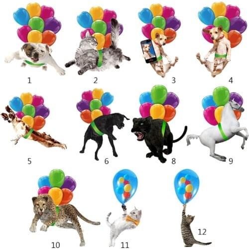 Colorful Ballon Dog Cat Car Hanging Ornament Car Hanging Ornament Car Interior Decor Cute Dog Car Ornament Keychain Decoration
