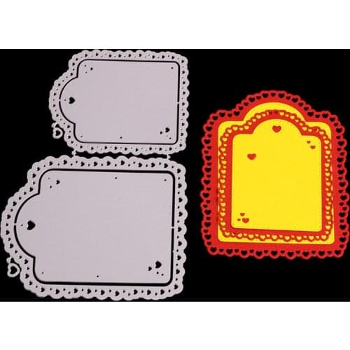 Tags Dies Scrapbook Punch Metal Cutting Dies For Scrapbooking Stencils DIY Album Cards Decoration Embossing Die Cuts Cut Cutter