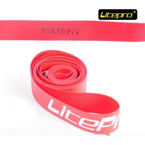 Litepro Folding Bike Red Nylon High Pressure Tire Pad Fit 16 Inch 305 Rim Bicycle Parts