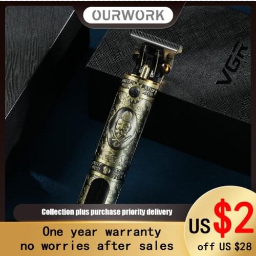 Ourwork Upgrade T9 LCD Hair Clipper Buddha Head Hair Clipper Electric Razor Oil Head Hair Clippers