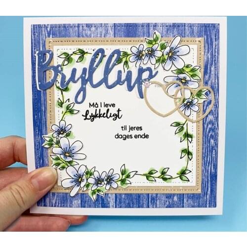Mmao Crafts Metal Steel Cutting Dies New Bryllup letters Stencil For DIY Scrapbooking Paper/photo Cards Embossing Dies