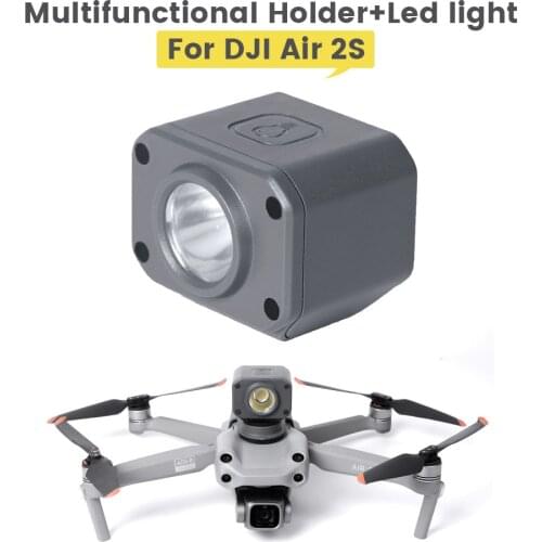 For DJI Air 2S Sports Camera Multifunction Holder Night Light Bracket Navigation Spot Lamp for POCKET 2/Insta360 Camera Holder