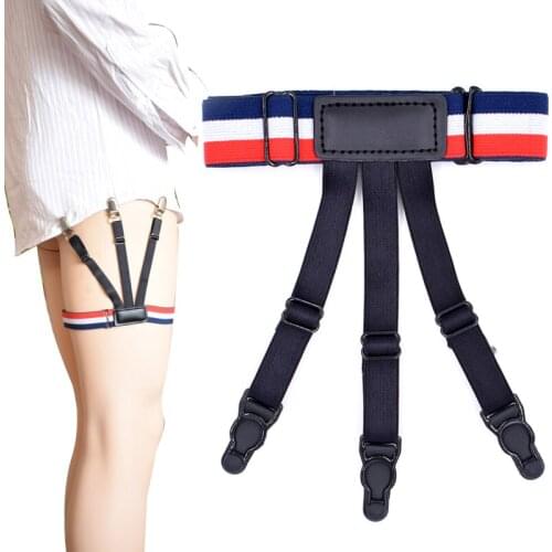 Fashion Shirt Garters Mans Shirt Stays Holder Leg Suspenders Shirt Braces Gourd buckle Shirt Garters 1pair GW02