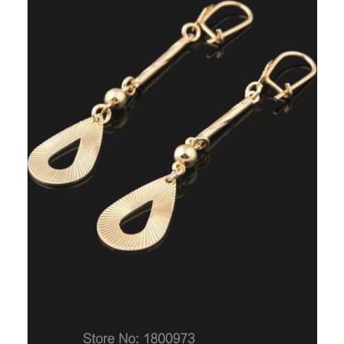 Fashion Jewelry Dangle Earrings Rose Gold Color Drop Earrings For Women Wholseale
