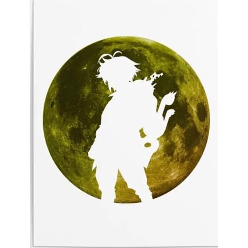 Hd Printed Moon Inspired Design Pictures Wall Art Modular Anime Poster Home Decoration For Living Room No Frame Canvas Painting