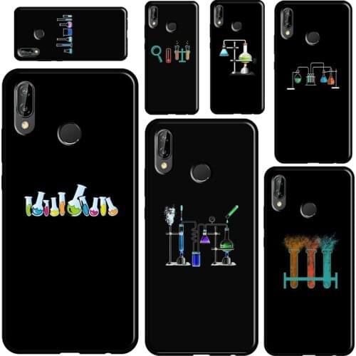 Science Chemistry For Huawei P40 Lite P20 P30 Pro Mate 20 P Smart Z 2019 Nova 5T Case For Honor 8A 8X 9X 10i