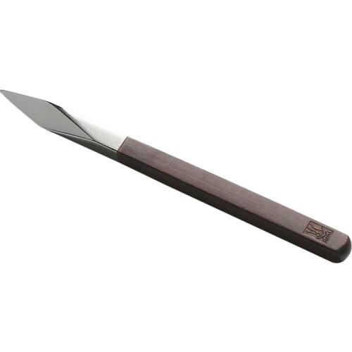 Handmade Sandalwood Tea Knife Accessories Simple Stainless Steel Tea Knife Thickening Chinese Aromatizador Teaware DH50CZD