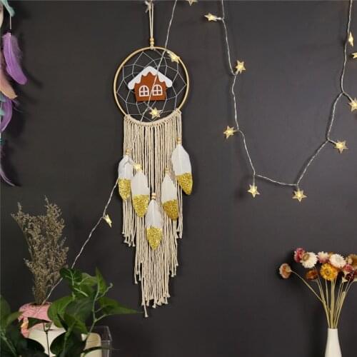 Handmade Dream Catcher Wind Chimes Home Hanging Gift Dreamcatcher Bedroom Party Christmas Festival Decoration Dress Up Warm