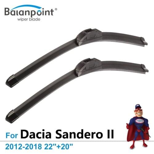 Wiper Blades for Dacia Sandero II 2012-2018 22"+20", Set of 2, Good Windshield Wipers