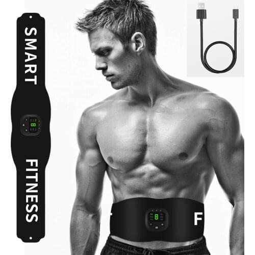 Abdominal Muscle Stimulator Trainer Muscle Electrostimulator Body Slimming Belt Fat Burning Exerciser Gym Home Fitness Equipment