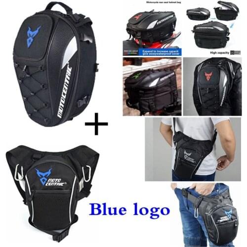 Outdoor Casual Leg Bag Hip Bum Fanny Pack Waterproof Durable Motorcycle Tail Bag Multi-functional Rider High Capacity Backpack