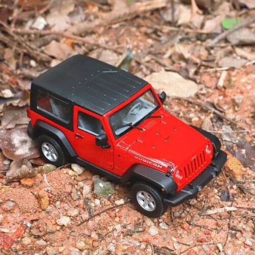 WEELY 1:24 2007 Jeep Wrangler Alloy Luxury Vehicle Diecast Pull Back Cars Model Toy Collection