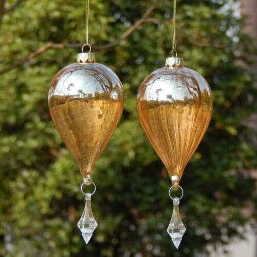 Golden christmas ball decorations wedding decorations