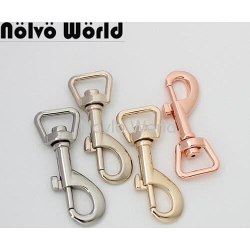 10-50 pieces 6 colors 62x16mm 5/8" trigger snap hook hand bag swivel clasp hooks hardware accessory metal for purse