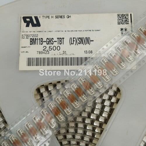 10Pcs/Lot Original Bm11B-Ghs-Tbt(Lf)(Sn) Connector Gh Series 11 Position 1.25 Mm Pitch Surface Mount Top Entry Shrouded Header