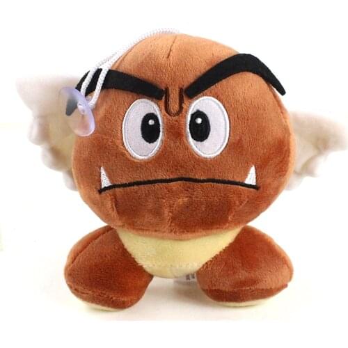 14-16cm 6 Style Mushroom Plush Pendants Doll Stuffed Toys Xmas Birthday Gift for Children