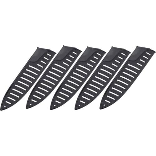 5pcs Knife Cover Non-Toxic Abrasion Resistant Durable Knife Sheath Knife Blade Protector for Restaurant Kitchen