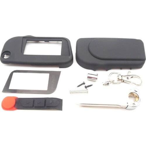 A93 Uncut case with glass for Starline A93 A63 uncut blade fob case cover A93 folding car flip remote free shipping