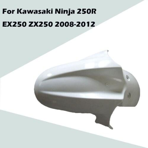 For Kawasaki Ninja 250R EX250 ZX250 2008-2012 Motorcycle Accessories Unpainted Front Mudguard ABS Injection Fairing