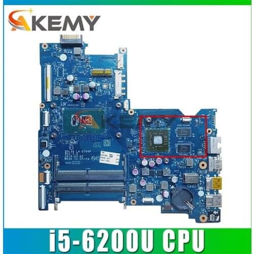 For Hp 15-AC 15-AY Laptop Motherboard 854936-601 854936-001 BDL50 LA-D704P With SR2EY i5-6200U CPU DDR4 MB 100% Tested Fast Ship