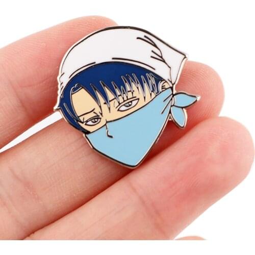 DZ2164 Japanese Anime Attack on Titan Anime Enamel Pins Brooch Backpack Bag Collar Lapel Decoration Badge Jewelry Friends Gifts